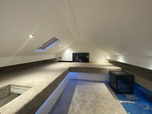Loft converted and habitable
